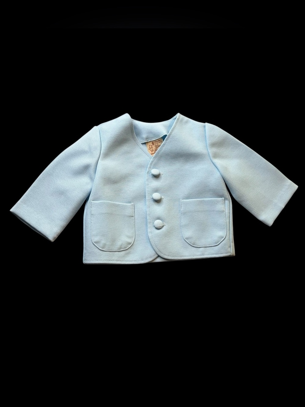 Winnie the Pooh 70s Vintage Walt Disney Blue Jacket Sears  Roebuck and Co. Sz S